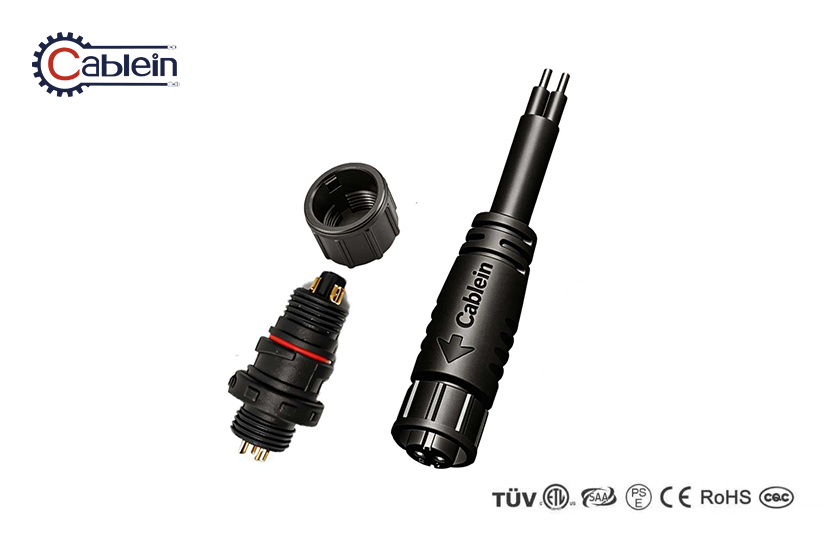 QC12 Straight Quick Clamp Waterproof Cable Connector